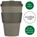 KI-generiertes Bild Ecoffee Cup 400ml Molto Grigo Grau Braun PLA Coffee to Go Becher Wiederverwendbar