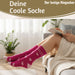 Coole lustige Socke Gr. 36-40 Spruch "Lieblingsmensch" Pink Damen Witzig Geschenk