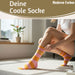 Coole lustige Socke Gr. 36-40 Spruch "Team Aperol" Rosa Damen Witzig Geschenk