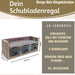 KI-generiertes Bild,Vintage Küchenregal 35cm hängend Gewürzregal Schubladenregal Wandregal Wandboard