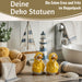 KI-generiertes Bild, 2x Deko Figuren Enten Set 11cm Gartenfigur Gartenzwerg Garten Statue Objekt