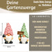 KI-generiertes Bild 2x Deko Figuren Wichtel Set 16cm Gartenwichtel Gartenzwerg Garten Objekt