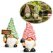 KI-generiertes Bild 2x Deko Figuren Wichtel Set 16cm Magnesia Gartenwichtel Gartenzwerg Garten Objekt