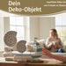 Deko Objekt Set 2x Muscheln Sylt Mango Holz Sockel Säule Maritim Grau Weiß