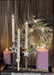 Real Flame 3D LED Stumpenkerze 10x10cm Lila Echtwachs flackernde Kerze