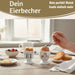 Eierbecher Echt-Gold Spruch "Ei Pott" Gute Laune Eierhalter