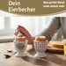 Eierbecher Echt-Gold Spruch "Traummann" Gute Laune Eierhalter