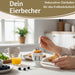 Eierbecher Echt-Gold Spruch "Weich Ei" Gute Laune Eierhalter