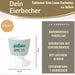 Eierbecher Echt-Gold Spruch "Guten Appetit" Gute Laune Eierhalter