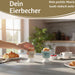 Eierbecher Echt-Gold Spruch "schön das es Dich gibt" Gute Laune Eierhalter