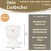 Eierbecher Echt-Gold Motiv "Herz mit Punkten" Gute Laune Eierhalter
