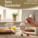 Eierbecher Echt-Gold Spruch "HEUTE WIRD GUT" Gute Laune Eierhalter