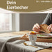 Eierbecher Echt-Gold Spruch "EI FEEL GOOD" Gute Laune Eierhalter