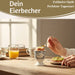Eierbecher Echt-Gold Spruch "kleiner Glücksmoment" Gute Laune Eierhalter