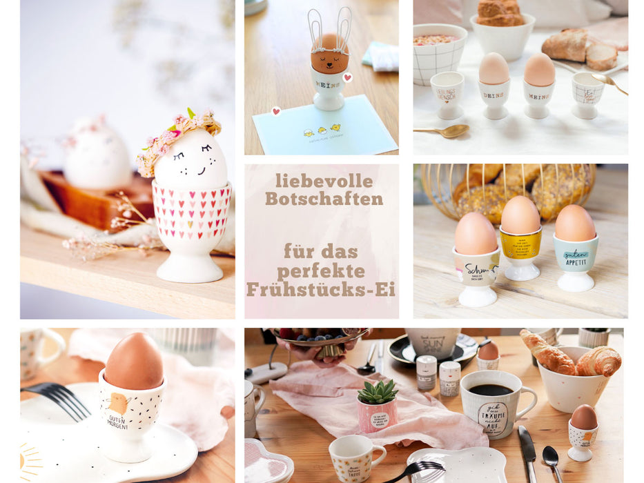 Echt-Gold Eierbecher Spruch