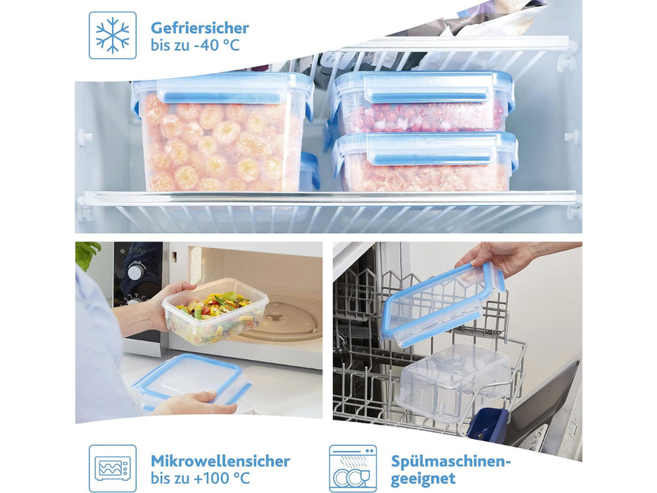 KI-generiertes Bild,Frischhaltedose Clip & Lock 400ml mit Deckel Lebensmittel Mikrowelle Gefrierbox