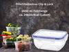 KI-generiertes Bild,Frischhaltedose Clip & Lock 1400ml mit Deckel Lebensmittel Mikrowelle Gefrierbox