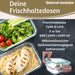 Glas Frischhaltedose Cook & Lock 3´er Set mit Deckel Lebensmittel Mikrowelle Gefrierbox