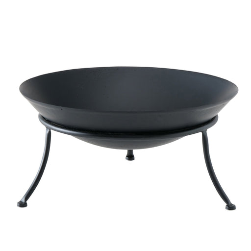 Feuerschale Eisen Schwarz 47cm Pflanzschale Terrassenfeuer Feuerstelle