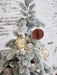 KI-generiertes Bild,2x Wabenball Alt-Rosa Bordeaux 8cm Papierkugel Honeycomb Deko Party Weihnachten