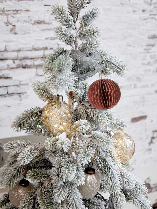 2x Wabenball Alt-Rosa Bordeaux 6cm Papierkugel Honeycomb Deko Party Weihnachten