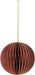 KI-generiertes Bild,2x Wabenball Alt-Rosa Bordeaux 8cm Papierkugel Honeycomb Deko Party Weihnachten