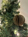 KI-generiertes Bild,3x Wabenball Petrol Grün Braun 8cm Papierkugel Honeycomb Deko Party Weihnachten