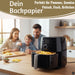 KI-generiertes Bild,Backpapier Rund 20cm Set 100 Stück FSC für Airfryer Heißluftfritteuse Zubehör