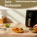 KI-generiertes Bild,Backpapier Rund 20cm Set 100 Stück FSC für Airfryer Heißluftfritteuse Zubehör