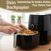 KI-generiertes Bild,Backpapier Rund 20cm Set 100 Stück FSC für Airfryer Heißluftfritteuse Zubehör