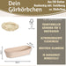 KI-generiertes Bild,Gärkörbchen Gärkorb Oval 28x15x8cm Peddigrohr Brotform Leineneinsatz Brotkorb