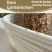 KI-generiertes Bild,Gärkörbchen Gärkorb Oval 35x15x8cm Peddigrohr Brotform Leineneinsatz Brotkorb