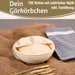 KI-generiertes Bild,Gärkörbchen Gärkorb Rund 22x8cm Peddigrohr Brotform Leineneinsatz Brotkorb