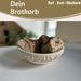 KI-generiertes Bild,Gärkörbchen Gärkorb Rund 22x8cm Peddigrohr Brotform Leineneinsatz Brotkorb