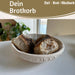 KI-generiertes Bild,Gärkörbchen Gärkorb Rund 25x8cm Peddigrohr Brotform Leineneinsatz Brotkorb