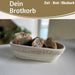 Gärkörbchen Gärkorb Oval 28x15x8cm Peddigrohr Brotform Leineneinsatz Brotkorb