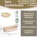 Gärkörbchen Gärkorb Oval 35x15x8cm Peddigrohr Brotform Leineneinsatz Brotkorb