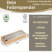 2-fach Holz Folienspender Bambus Schubladen Alufolienspender Folienschneider