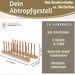 KI-generiertes Bild,Holz Abtropfgestell 34cm Bambus Abtropfgitter Abtropfständer Geschirrhalter
