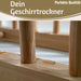 KI-generiertes Bild,Holz Abtropfgestell 34cm Bambus Abtropfgitter Abtropfständer Geschirrhalter