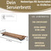 KI-generiertes Bild,XXL Akazie Serviertablett 67cm klappbar Holz Tablett Tabletttisch Frühstückstablett