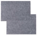 KI-generiertes Bild 2x Filz Tischset Platzset Happy Dunkel-Grau 45cm Rechteckig Platzdeckchen Platzmatte