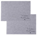 2x Filz Tischset Platzset Happy Hell-Grau 45cm Rechteckig Platzdeckchen Platzmatte