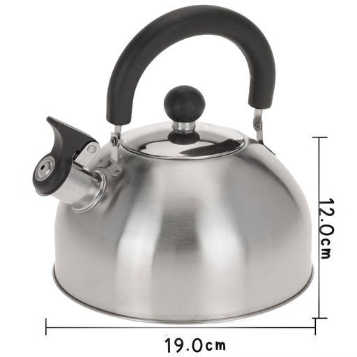 camping wasserkessel Edelstahl Flötenkessel 2,5L Camping Wasserkessel Pfeifkessel Teekessel —  LS-LebenStil