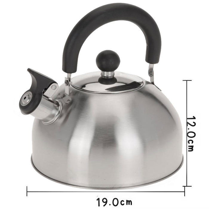 Edelstahl Flötenkessel 2,5L Camping Wasserkessel Pfeifkessel Teekessel —  LS-LebenStil