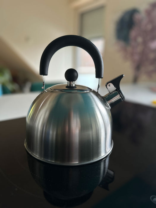 wasserkessel für camping Edelstahl Flötenkessel 2,5L Camping Wasserkessel Pfeifkessel Teekessel — LS-LebenStil