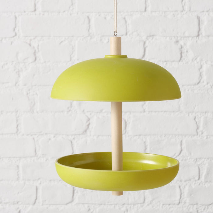 Vogel Futterstation Fressbar Grün Kunstharz Vogel-Futterhaus zum Aufhängen