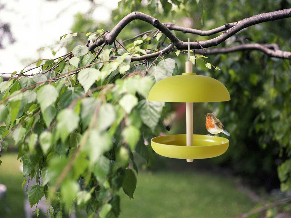 Vogel Futterstation Fressbar Grün Kunstharz Vogel-Futterhaus zum Aufhängen