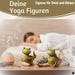 2 Yoga Deko-Figuren Frösche Set 8cm Skulptur Gymnastik Feng Shui Deko-Objekt