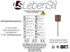 IB Laursen Metall Stabkerzenhalter Kupfer Braun 8cm Spieß Kerzenständer Kerzenstecker